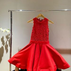Romantic Red, Lace Dress NWT